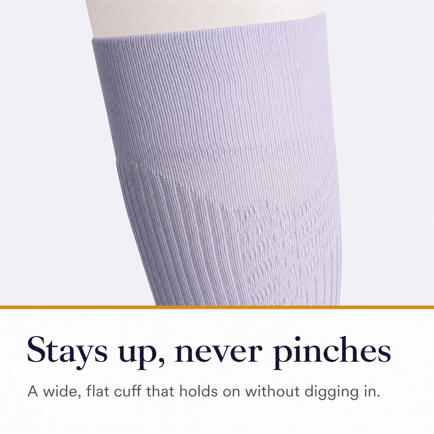 Macro of the wide comfort cuff